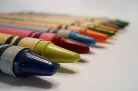 10 crayons of varying colors representing the differences between special needs students 
